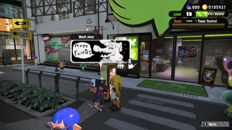 Illustration for article titled Splatoon 2's Lobby Is Full Of Furries
